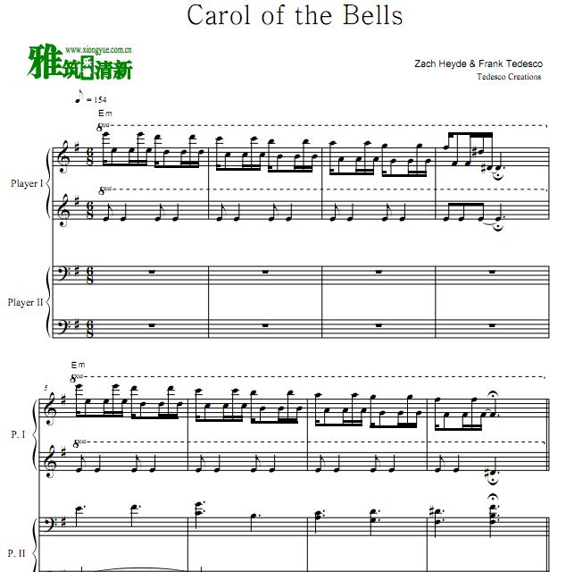Heyde & Tedesco  - Carol of the Bells
