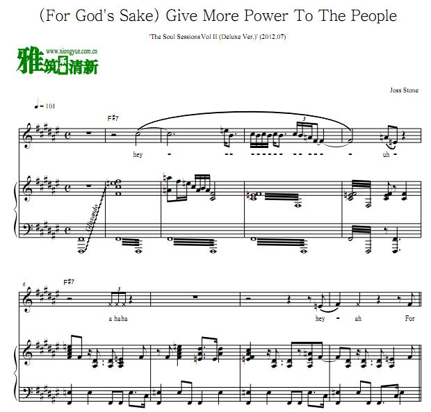Joss Stone - (For God's Sake) Give More Power To The Peopleٰ