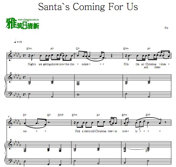 Sia - Santa`s Coming For Usٰ  ԭ