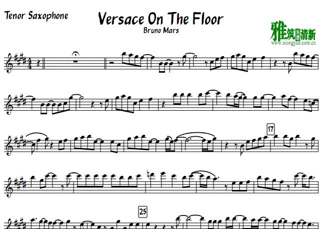 Bruno Mars - Versace On The Floor ˹