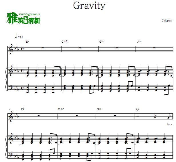 Coldplay - Gravity ٰ 