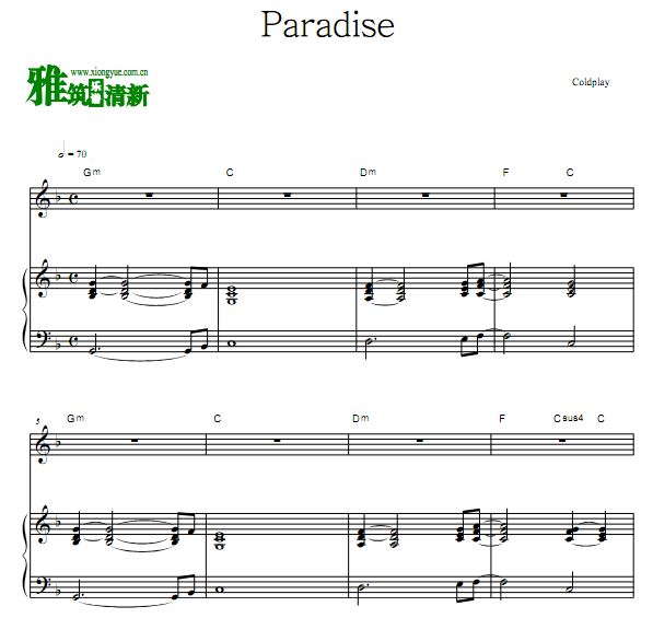 Coldplay - Paradise 
