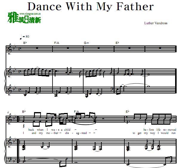 Luther Vandross - Dance With My Father  