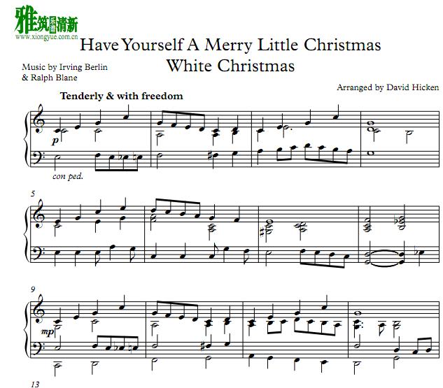 David HickenHave Yourself a Merry Little Christmas