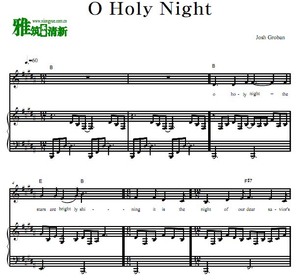 Josh Groban -  ʥҹO Holy NightBָ ٰ