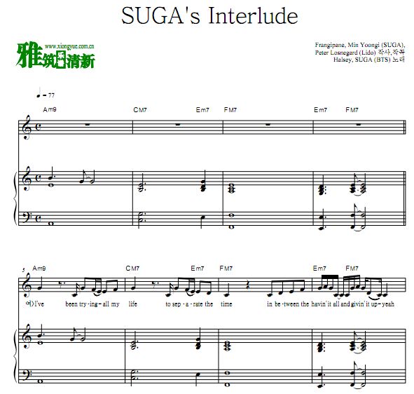 SUGA , Halsey - SUGA's Interlude 