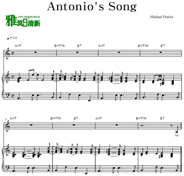 Michael Franks Antonio's Song 