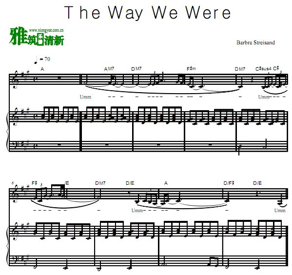 Barbra Streisand 黳 The Way We Wereٵ 