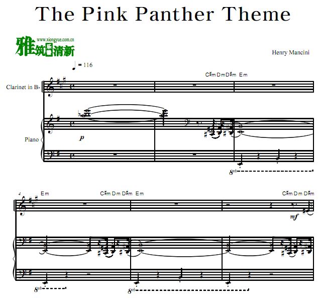ۺ챪The Pink Panther Theme ɹܸٺ