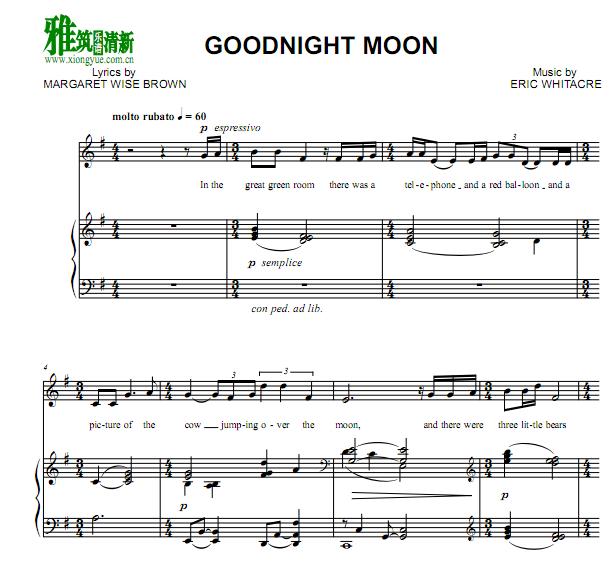 Eric Whitacre - Goodnight Moon 