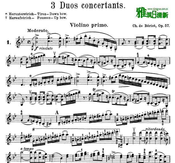 beriot- 3 Duos Concertante, Op. 57 Сٶ