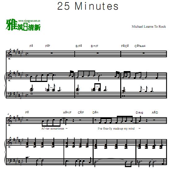 Michael Learns To Rock - 25 minutesٵ