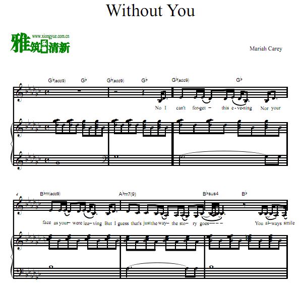 Mariah Carey - Without You 