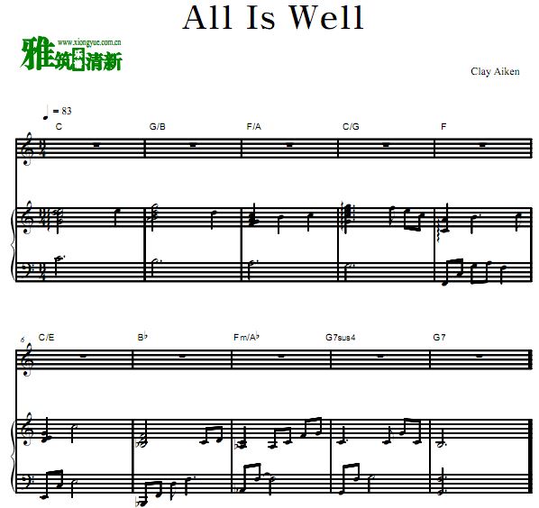 ClayAiken - All Is Well  ٵ