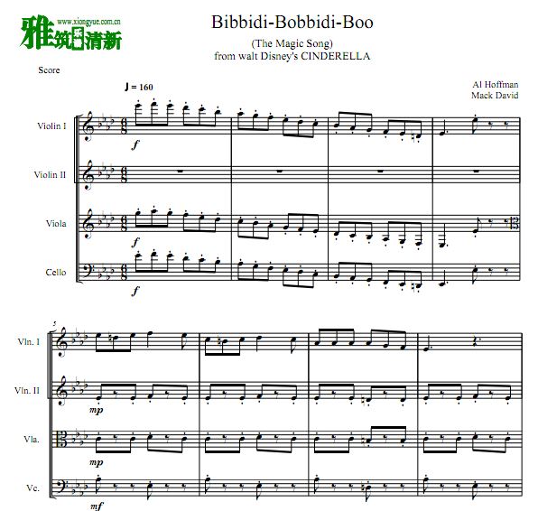 ҹ Bibbidi-Bobbidi-BooThe Magic Song
