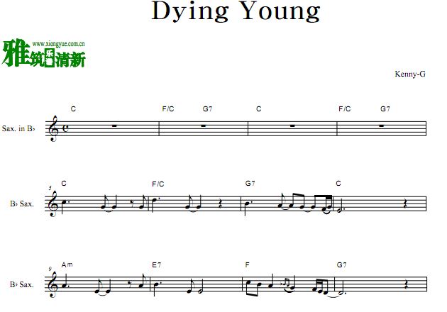 · Kenny G - Dying YoungB˹