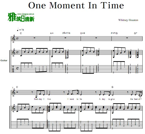 Whitney Houston·˹ - One Moment In Time 