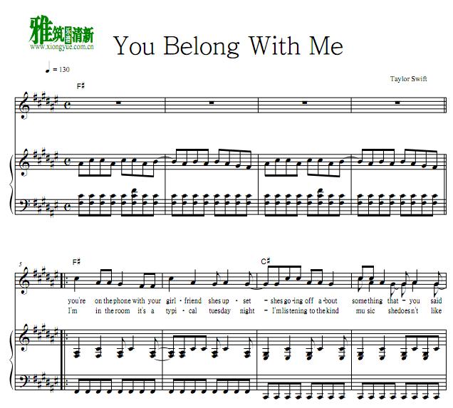 Taylor Swift - You Belong With Me ٰ