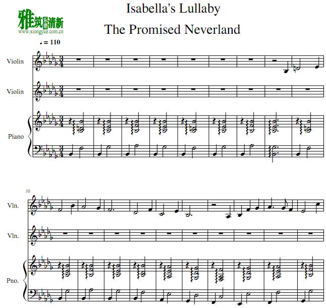 ԼλõThe Promised Neverland - Isabella's LullabyСٶٰ