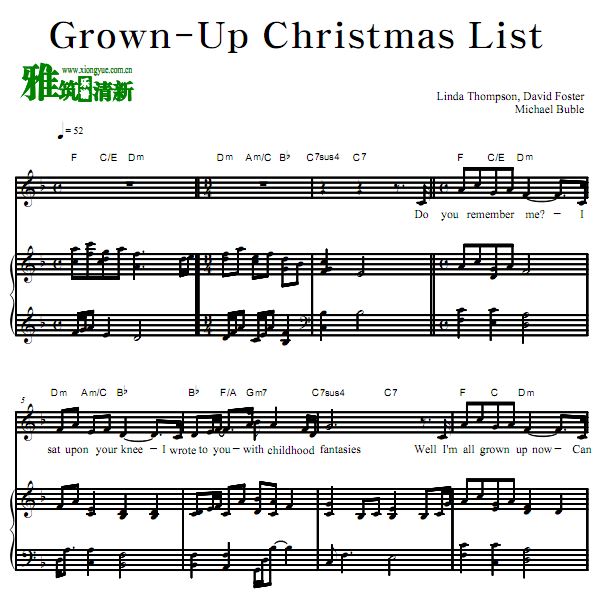Michael Buble - Grown-Up Christmas List ٵ  