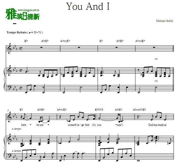 Michael Buble - You And I   