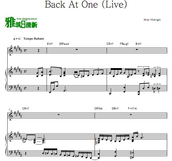 Brian Mcknight - Back At One (Live)൯ 