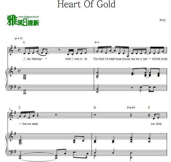 Birdy - Heart Of Gold൯  