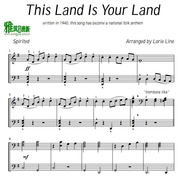 Lorie Line - This Land is Your Land
