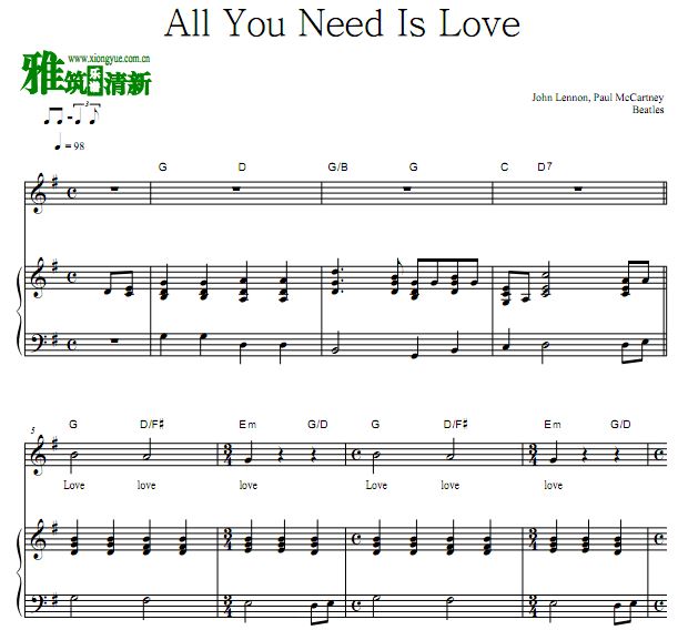 Beatles - All You Need Is Love ٵ