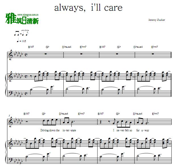Jeremy Zucker - always, i'll care  