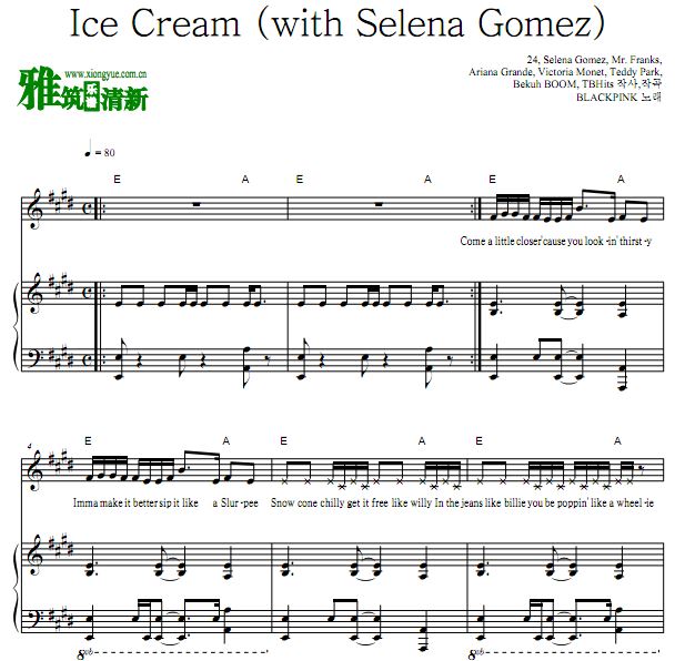 blackpink - ice cream(with Selena Gomez)ٵ 