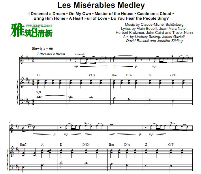 Lindsey Stirling  Les Misérables MedleyСٸٺ 