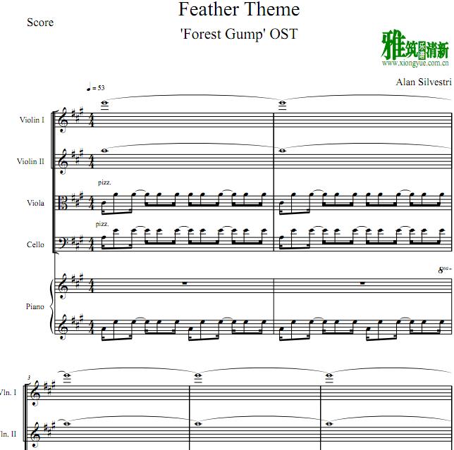 Forrest Gump  Feather Theme