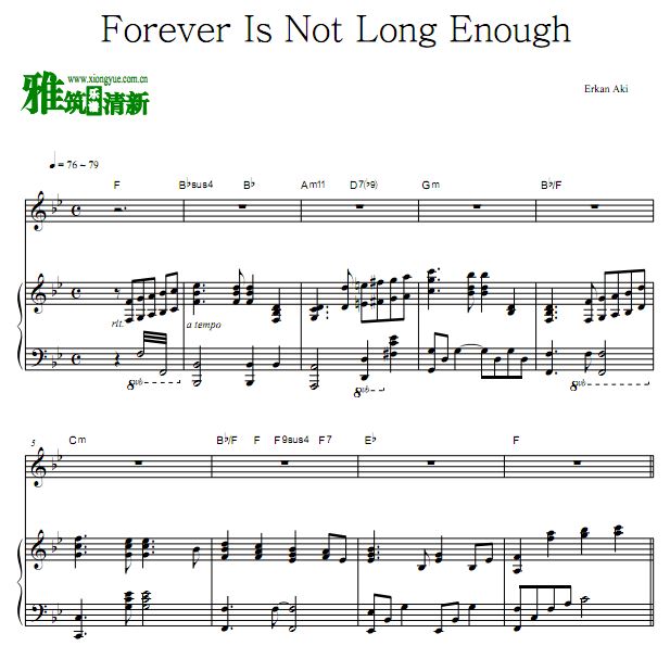 Erkan Aki - Forever Is Not Long Enough  