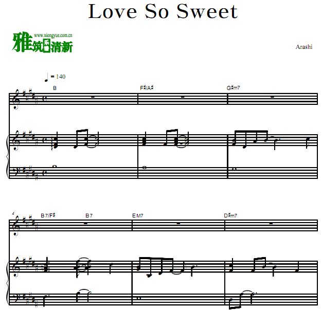 Arashi - Love so Sweet  