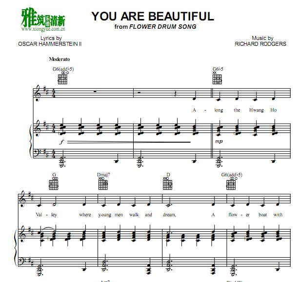 FLOWER DRUM SONG - You Are Beautiful ٰ