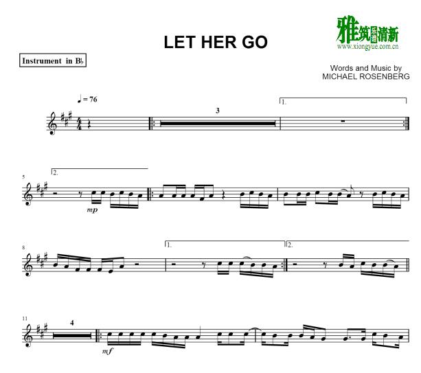 Let Her Go С