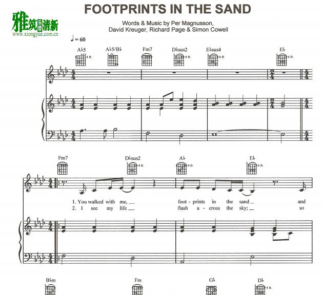Leona Lewis - Footprints In The Sandٰ