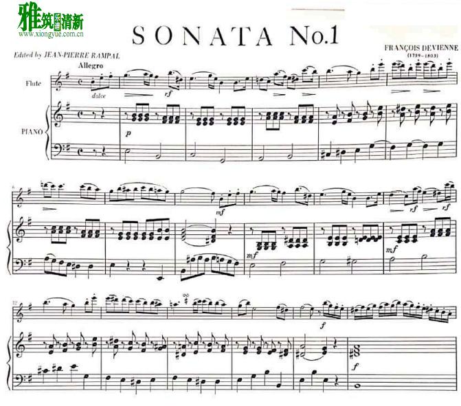 Devienne Sonata No.1 E Minor Ѹٰ