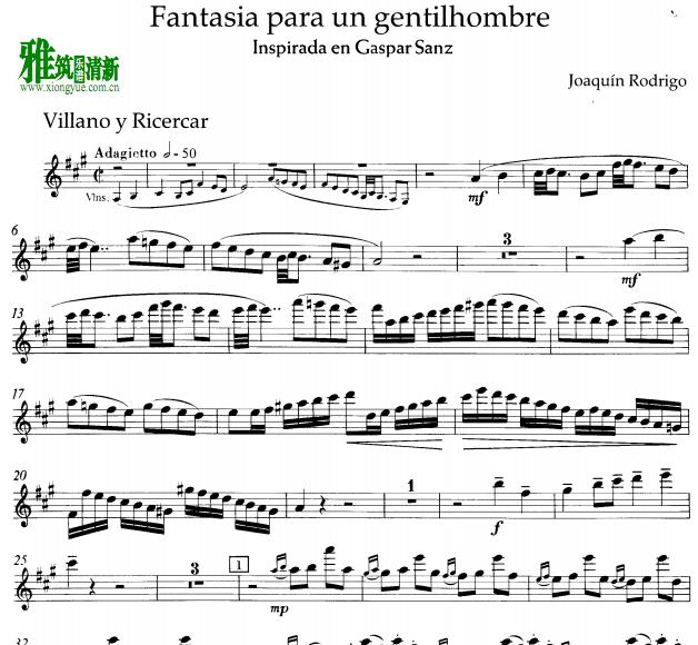 Joaquin Rodrigo James Galway  - Fantasia para un Gentilhombre 