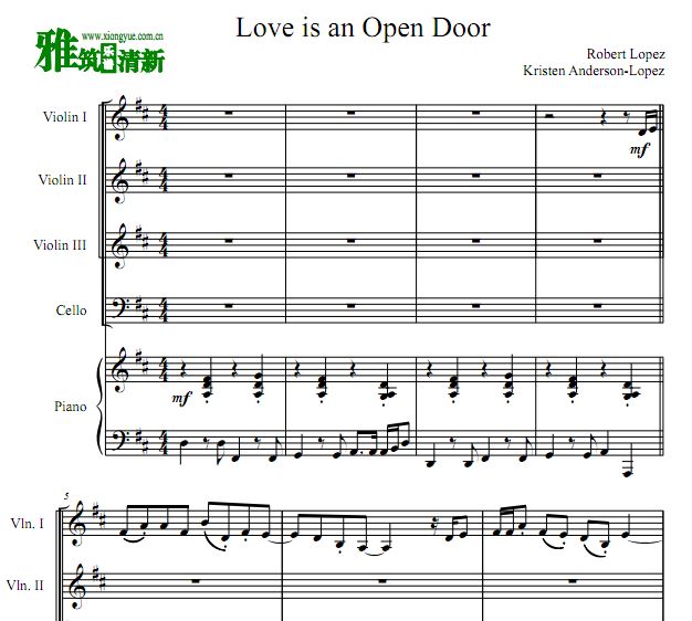 ѩԵ Love Is an Open DoorС