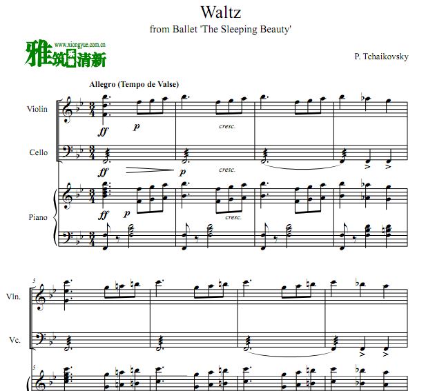 ɷ˹ Waltz from Sleeping Beauty ˯Բ