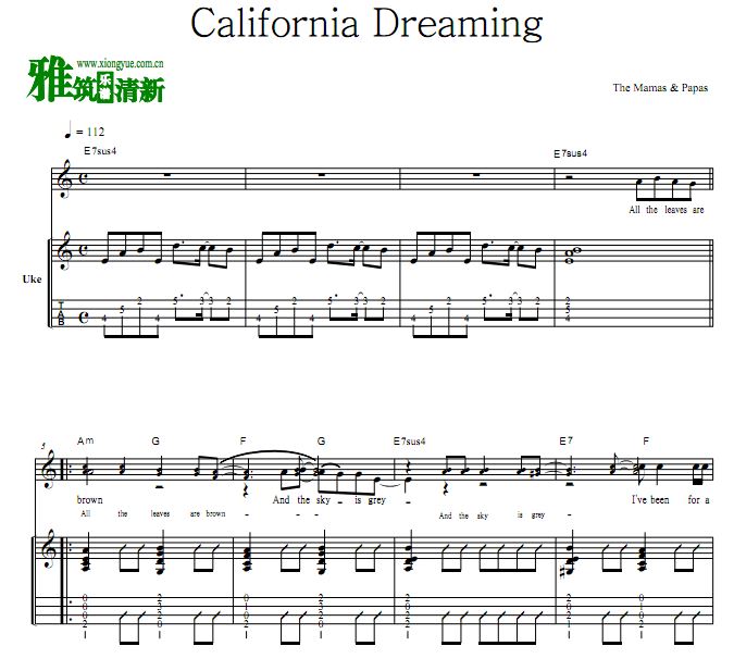 mamas&papas - California dreamingȿ