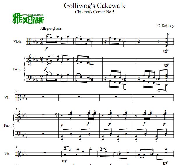 ± ľżĲ̬ Golliwog's Cakewalk ٸٺ