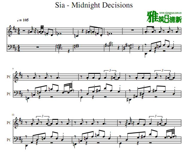 Sia - Midnight Decisions