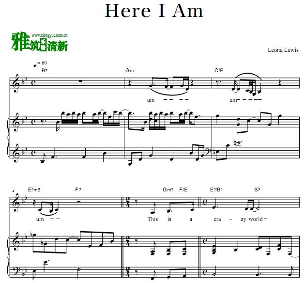 Leona Lewis - Here I Am   