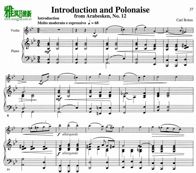 bohm - Introduction and Polonaise 벨Сٸٰ