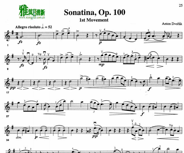 Ŀ Sonatina Op. 100 һ С