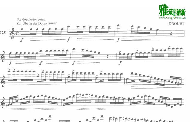 125 Easy Classical Studies for Flute No.125