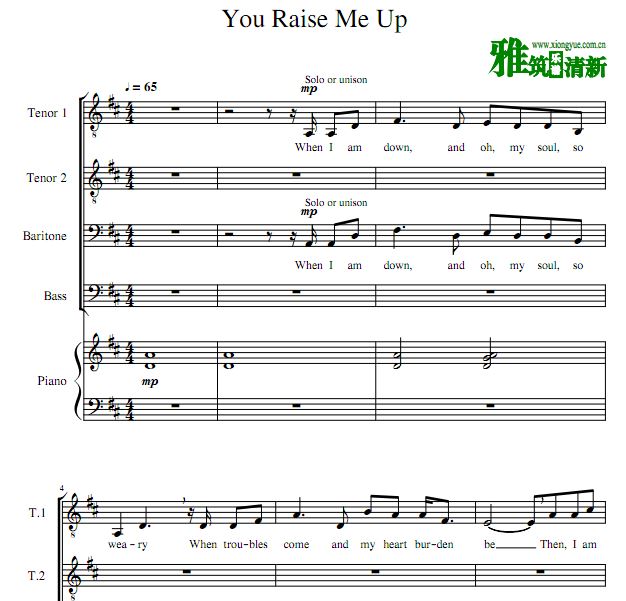 You Raise Me Up ϳ